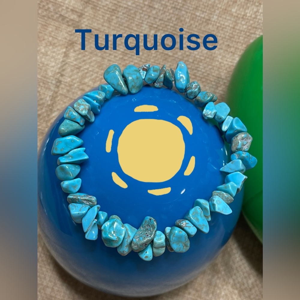 Turquoise Chip Bracelet